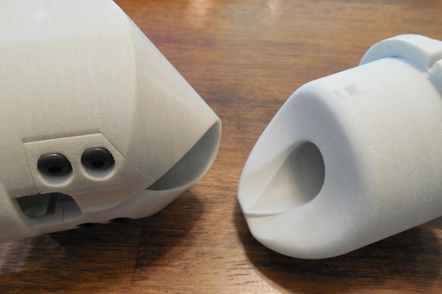 3D printed forming collar and associated collector bushing.